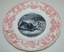 -ASSIETTE GIEN PORCELAINE