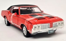 Ertl 1/18 - Oldsmobile Cutlass SX 1970 Orange Diecast Scale Model Car