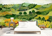 Papier peint couleur - , 3d