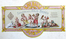 Plaque de porte en métal Cartexpo Salle de Bains Savon des Jolis Bébés