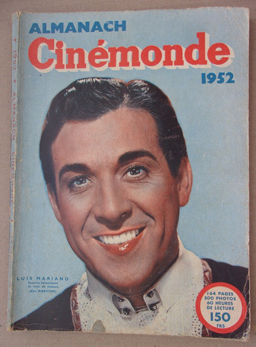 Cinémonde almanach 1952 - cinémonde,