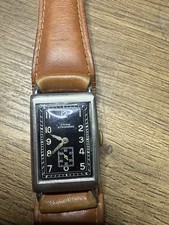 montre homme vintage mécanique Cyma Années 1940 /50Verre Changé Chez Un Horloger