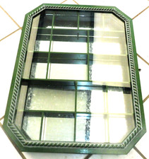 VITRINE MURALE GLACE AU FOND 41,5 cm x 31 cm x 4 cm - n° 2