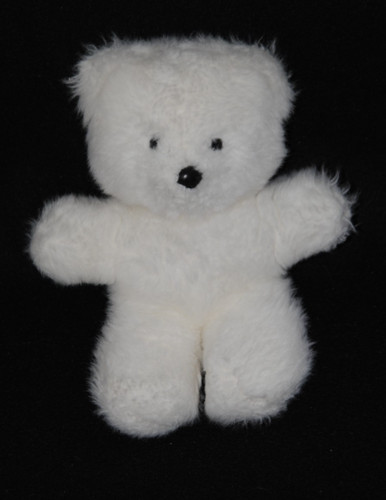Peluche doudou ours blanc - 🐻,
