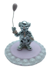 Clown en résine base en verre