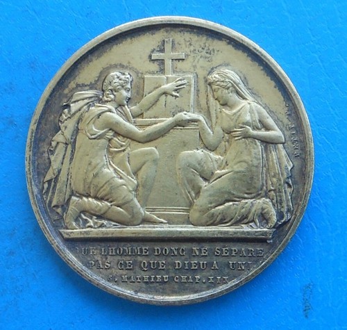 Médaille mariage argent - médaille,