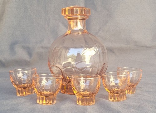 Service liqueur art déco - à,