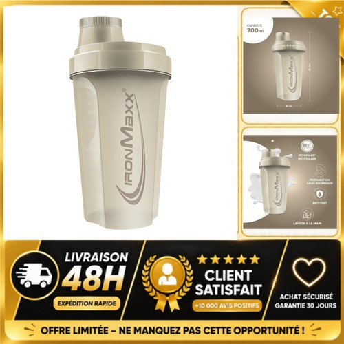 Shaker protéine ironmaxx - protéine,
