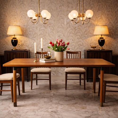 Table vintage des années - table,