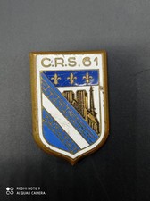 Ancien Insigne Police CRS 61 