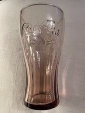 VERRE COCA COLA  ROSE/ MAC