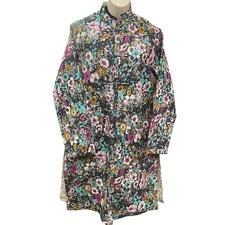 Manteau réversible indien pour les femmes, 100 % coton, taille M