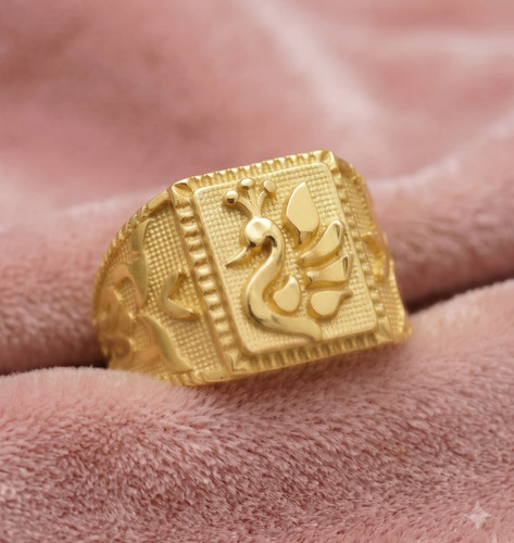 Bague pépite paon - pépite, de