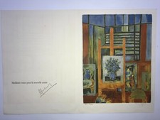 TONY AGOSTINI SIGNE NUMEROTE HORS COMMERCE NON DATE LITHO GRANDE CARTE DE VOEUX