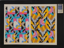 ORNEMENTS ART DECO, POCHOIR -1920- KUNSTGEWERBLICHE SCHMUCKFORMEN FÜR DIE FLÄCHE