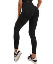 Push Up Legging de Sport Femme Elastique Opaque Pantalon Femme Taille Haute C...