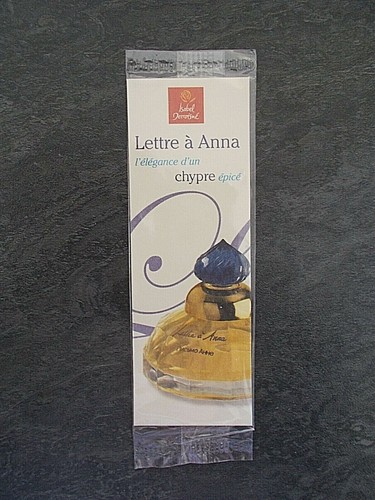 Carte parfumée lettre anna - carte,