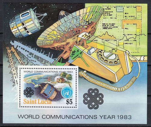 Sainte lucie 1983 mnh block - 1983,