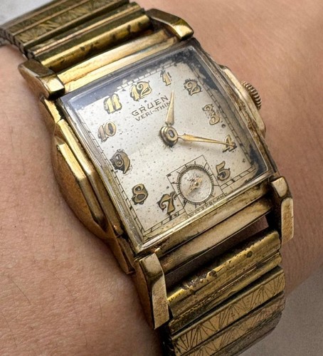 Montre homme gruen déco - montre,
