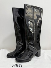 Bottes À Talons Large En