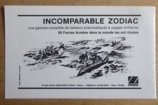 6/1980 PUB ZODIAC CANOT PNEUMATIQUE INFLATABLE COMMANDO ORIGINAL FRENCH AD
