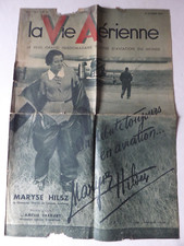 VIE AERIENNE 1 1935 MARYSE HILSZ POU DU CIEL ETHIOPIE CIRCUIT DE L'EST VITESSE