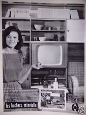 PUBLICITÉ 1964 LES HUCHERS MINVIELLE MEUBLE PAR ÉLÉMENTS - ADVERTISING 