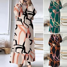 Robe Musulmane Femmes Longue Robe Maxi Mode Caftan Dubaï Robe Islamique /
