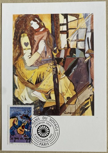 Carte postale premier jour - postale,