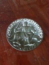 Ancien Vide Poche Assiette Décorative Champagne Taittinger Reims Villenauxe