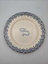 assiette publicitaire Grands magasins de nouveautés Orléans Juranville Cuba Gien