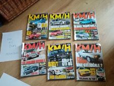 rare premiers numeros 2013-KMH-lot 6 magazines automobile-golf gti/clio v6/bmw