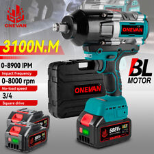 Clé à chocs sans fil haute puissance boulonneuse impact 3100N.m 3/4" 