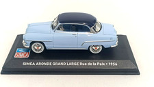 SIMCA ARONDE GRAND LRGE RUE DE LA PAIX 1956 -  IXO / ALTAYA  -   1/43