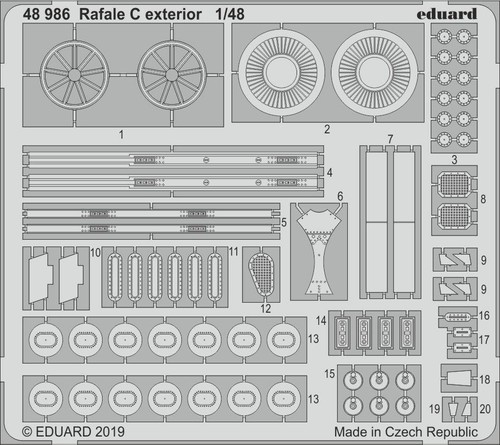 Accessoires eduard 48986 48 - accessoires,