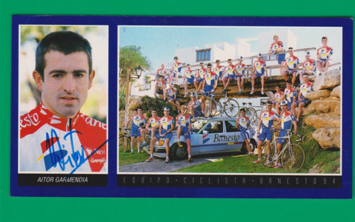 Cyclisme carte cycliste - cycliste, aitor