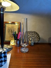 Grand vase Baccarat 28 cm – Cristal signé, élégance pure