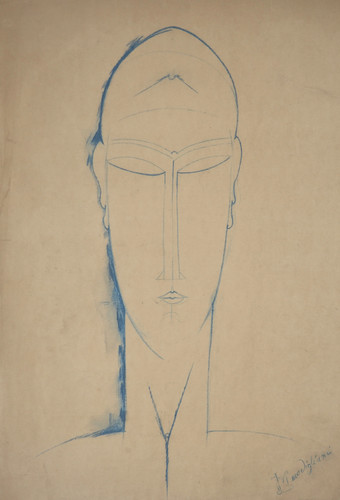 Amedeo modigliani tête de - tête,