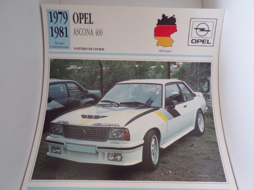 Fiche carte card - carte, voiture