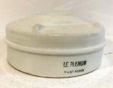 Ancien Encrier Le PLENUM Cie Paris Porcelaine de Limoges Bte SGDG