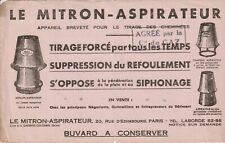G89 ANCIEN BUVARD Le MITRON ASPIRATEUR Tirage des Cheminées 
