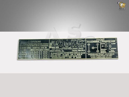 Brass plaque données de - de,