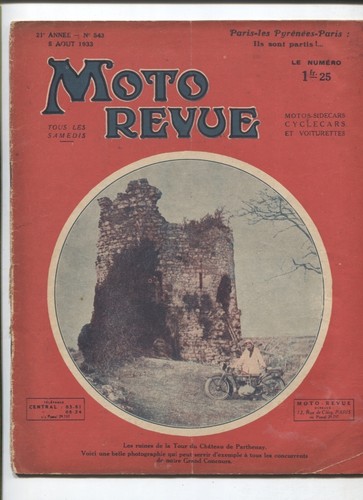 Moto revue 543 5 aout - , ;