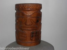 Ancien petit totem tahiti tiki - petit,