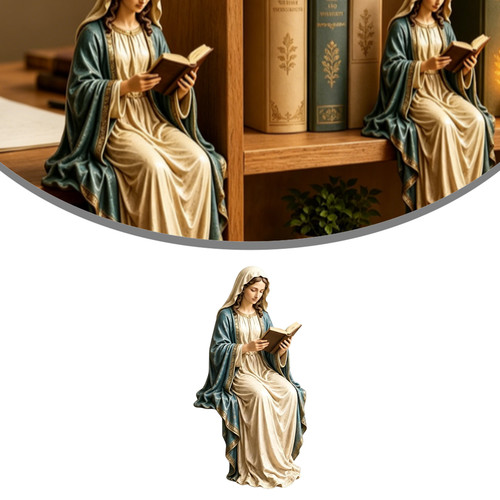 Figurine lecture résine - figurine,