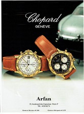 Publicité Advertising 018  1989  Chopard  montres  homme automatic