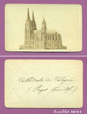 CDV ALLEMAGNE COLOGNE MAQUETTE PRIMITIVE  DE LA CATHEDRALE Réf B9