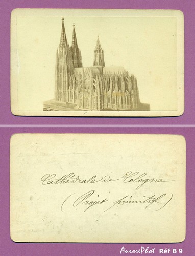 Cdv allemagne cologne - cdv, maquette