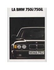 ▄▀▄ Brochure BMW 750i / 750iL E32 (Français) 02/1991 ▄▀▄