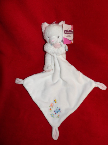 Doudou peluche pommette chat - pommette,